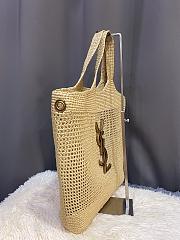 Saint Laurent Icare Maxi Raffia Tote S2510 Size 58x6x40cm - 2