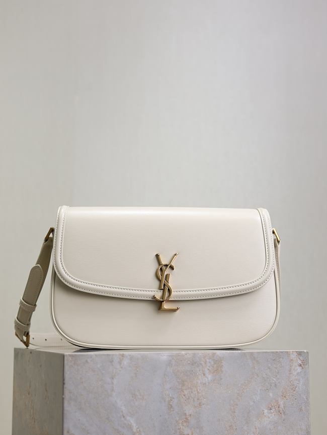 YSL Cassandra Leather YSL6625-01 Bag Size 23x16x6CM - 1