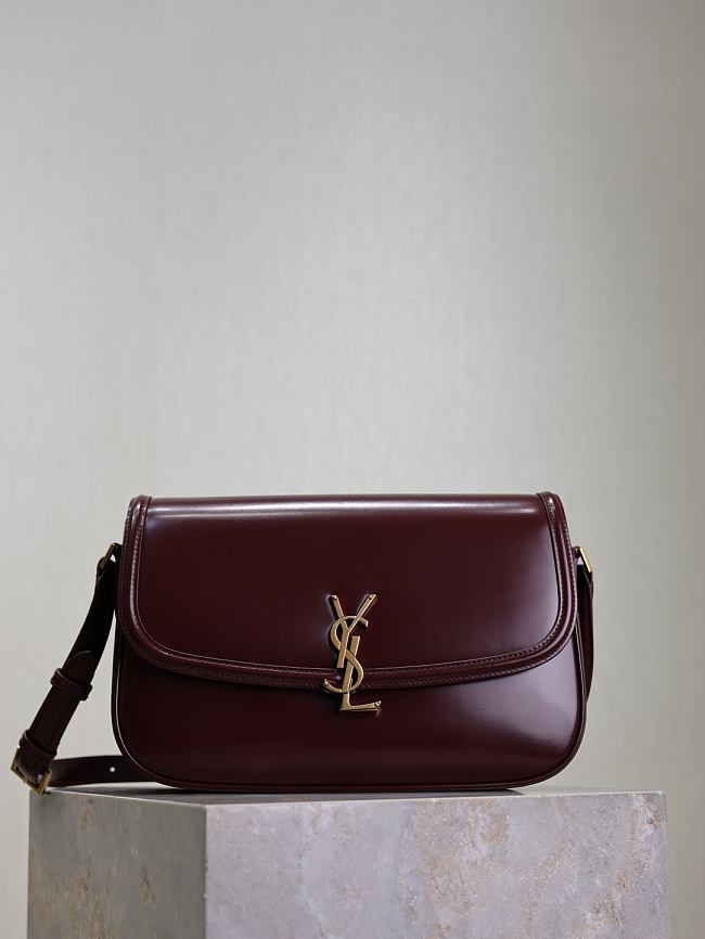 YSL Cassandra Leather YSL6625-04 Bag Size 23x16x6CM - 1