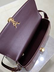 YSL Cassandra Leather YSL6625-04 Bag Size 23x16x6CM - 2