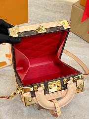 LV x TM MINI SQUARE TRUNK CHERRY M14040 Size 17x8x17cm - 5