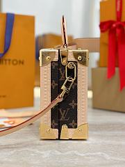 LV x TM MINI SQUARE TRUNK CHERRY M14040 Size 17x8x17cm - 4