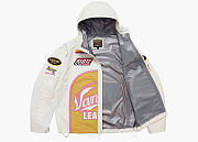 Supreme Vanson Leathers Shell Jacket White - 3
