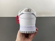 Nike SB Dunk Low Supreme 94 White Metallic Silver HQ8487-100 - 2