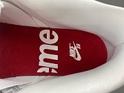 Nike SB Dunk Low Supreme 94 White Metallic Silver HQ8487-100 - 6
