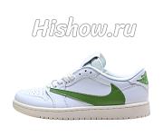 Air Jordan 1 Low OG Fragment x Travis Scott Sail Military Green DM7866-956 - 1