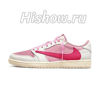 Air Jordan 1 Retro Low OG SP Travis Scott Sail Shy Pink DM7866-106