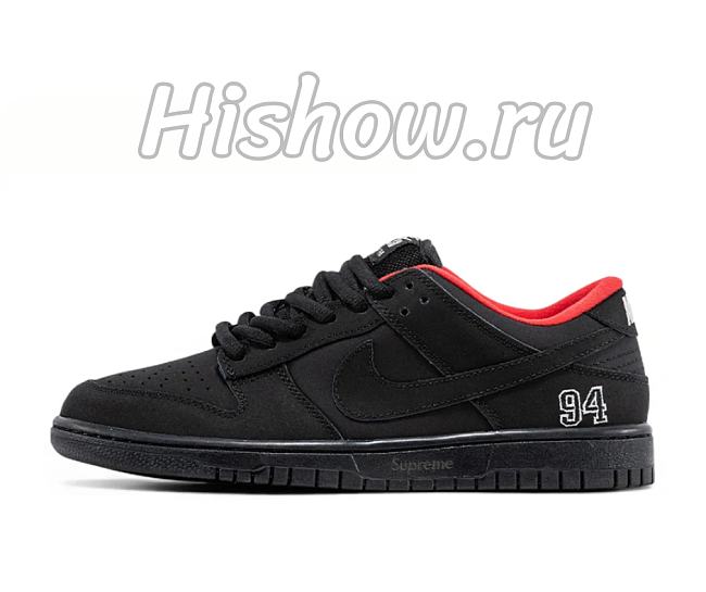 Nike SB Dunk Low Supreme 94 Black HQ8487-001 - 1
