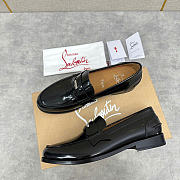 Christian Louboutin Loafer MAD Black Glossy Men's LB2210 - 5