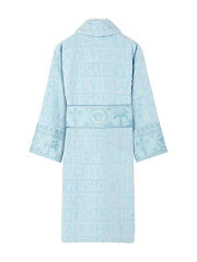 Versace Baroque Bathrobe In Blue - 6