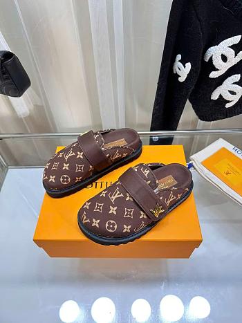 LV Monogram Clogs Brown LV2140