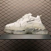 Balenciaga Triple S Allover Logo White 524039W2FA19010 - 5