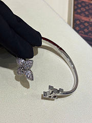 LV Louisette Signature Strass Bracelet Silver - 2