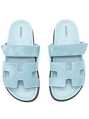 Hermes Chypre Sandals Blue HM13654  - 6