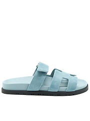 Hermes Chypre Sandals Blue HM13654  - 3