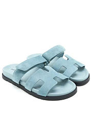 Hermes Chypre Sandals Blue HM13654  - 4