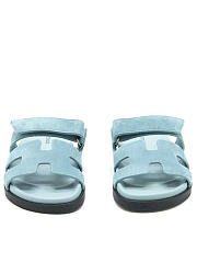 Hermes Chypre Sandals Blue HM13654  - 2
