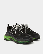 Balenciaga Triple S Black Yellow Fluo 541624 W09ON 1047 - 2