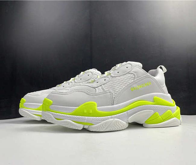 Balenciaga Triple S Sneaker Metallic Silver White 536737 W0901 9088 - 1