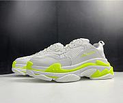Balenciaga Triple S Sneaker Metallic Silver White 536737 W0901 9088 - 1
