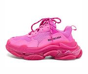 Balenciaga Triple S Clear Sole Fuchsia Pink  541624W2FG15059 - 1