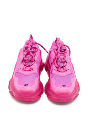 Balenciaga Triple S Clear Sole Fuchsia Pink  541624W2FG15059 - 2