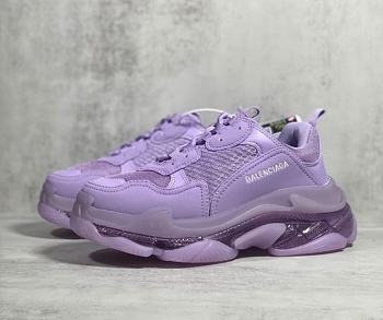 Balenciaga Triple S Clear Sole Purple 544351 W2GA1 5890