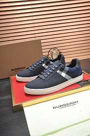 Burberry Suede And House Sneaker B0051 - 1