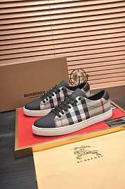 Burberry Suede And House Sneaker B0055 - 1