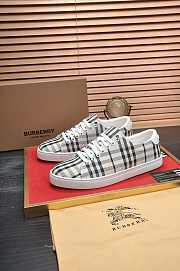 Burberry Suede And House Sneaker B0058 - 1