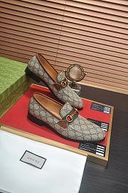 Gucci Paride Horsebit Loafers Monogram GG0210 - 5