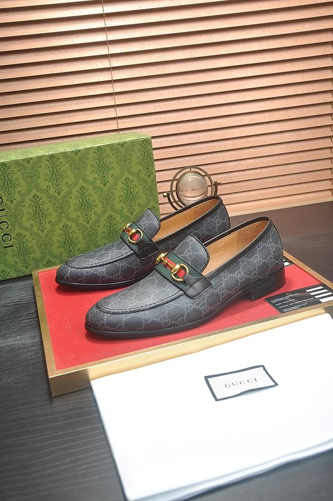 Gucci Paride Horsebit Loafers Monogram GG0211 - 1