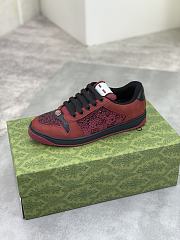 Gucci Suede and Rhinestone Sneakers GG3666 - 2