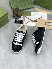Gucci Suede and Rhinestone Sneakers GG3667 - 4