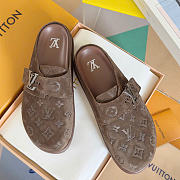 LV Monogram Clogs Brown LV3145 - 2
