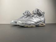 Air Jordan 6 Retro PSG Paris Saint-Germain Silver IQ5135-001 - 5