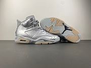 Air Jordan 6 Retro PSG Paris Saint-Germain Silver IQ5135-001 - 4