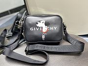 Givenchy Men's Camera Leather Logo G0014 Size 24x15x10cm - 4