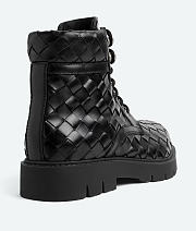 Bottega Veneta Haddock Lace-Up Ankle Boot Black - 2