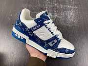 Louis Vuitton Trainer Denim Monogram Blue - 6