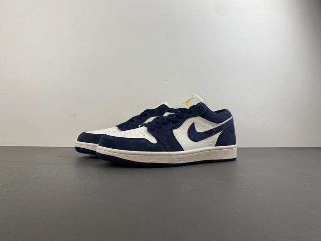Air Jordan 1 Low SE Obsidian Suede IO7448-400 - 1