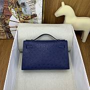 Hermès Clutch Evening Bag HM2010 Size 22cm - 6