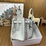Hermès Himalayan Crocodile Bag HM2412 Size 30cm - 3