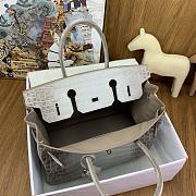 Hermès Himalayan Crocodile Bag HM2412 Size 30cm - 2