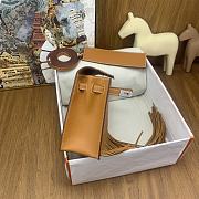 Hermès Kelly Danse Anate Bag HM0410 Size 22x17x6cm - 5