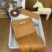 Hermès Kelly Danse Anate Bag HM0410 Size 22x17x6cm - 6