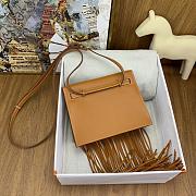 Hermès Kelly Danse Anate Bag HM0412 Size 22x17x6cm - 3