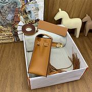 Hermès Kelly Danse Anate Bag HM0412 Size 22x17x6cm - 4