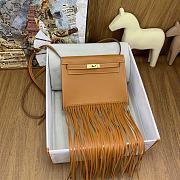 Hermès Kelly Danse Anate Bag HM0412 Size 22x17x6cm - 6