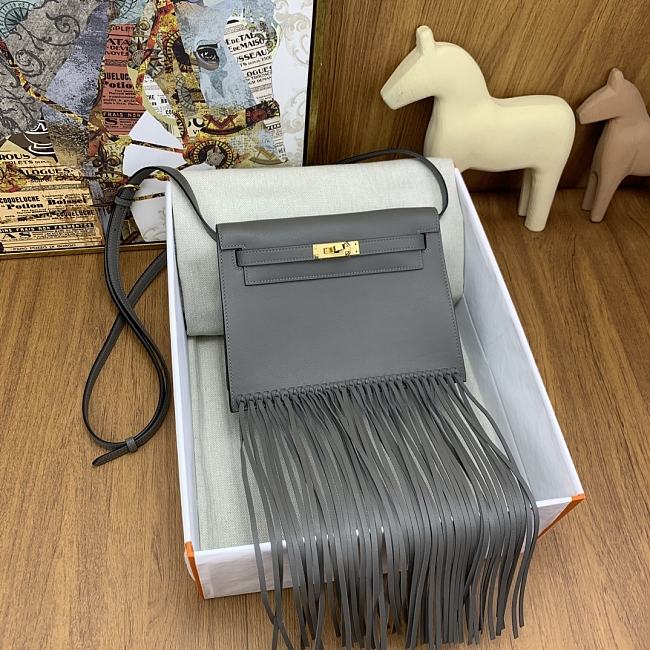 Hermès Kelly Danse Anate Bag HM0413 Size 22x17x6cm - 1